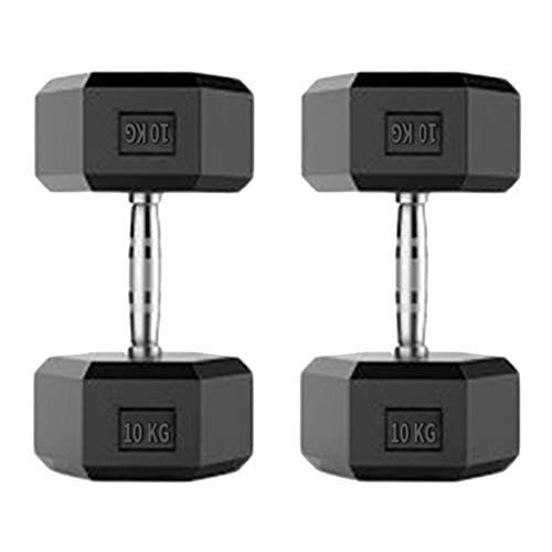 Dumbbells Gimnasio para Hombres, Mancuernas para el hogar, Mancuernas, Juego de Mancuernas hexagonales, Equipo de Ejercicio, Respetuoso con el Medio Ambiente y sin Sabor