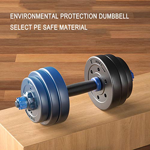 Dumbbells Mancuernas respetuosas con el Medio Ambiente para Hombres, Mancuernas para el hogar/Equipo de Fitness con Barra, Peso de Entrenamiento con Mancuernas Ajustable Dumbbells Mancuernas respetuosas con el Medio Ambiente para Hombres, Mancuernas para el hogar/Equipo de Fitness con Barra, Peso de Entrenamiento con Mancuernas Ajustable