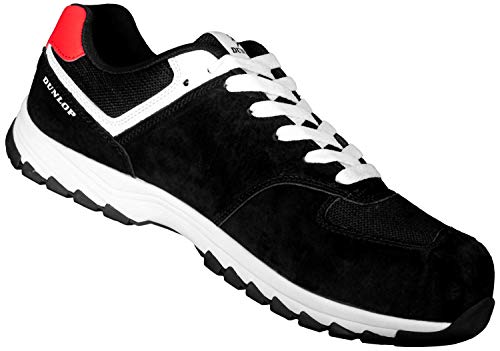 Dunlop Flying Arrow | Zapatos de Seguridad | Calzado de Trabajo S3 | con Puntera | Ligero y Transpirable | Nero & Bianco | Talla 42 Dunlop Flying Arrow | Zapatos de Seguridad | Calzado de Trabajo S3 | con Puntera | Ligero y Transpirable | Nero & Bianco | Talla 42