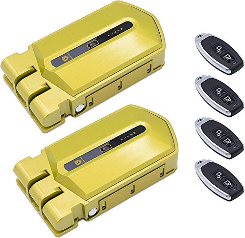 Duo Cerraduras Invisibles Golden Shield Alarm 95db con 4 mandos incopiables Duo Cerraduras Invisibles Golden Shield Alarm 95db con 4 mandos incopiables