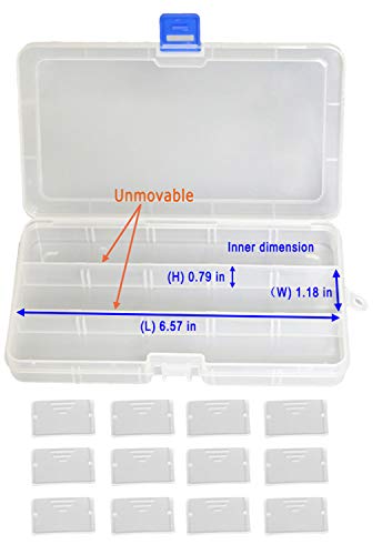 DUOFIRE Ajustable Caja de Almacenamiento de Plástico Joyería Organizador Contenedor de Herramientas (15 Compartimientos x 4, 4 Colores) DUOFIRE Ajustable Caja de Almacenamiento de Plástico Joyería Organizador Contenedor de Herramientas (15 Compartimientos x 4, 4 Colores)