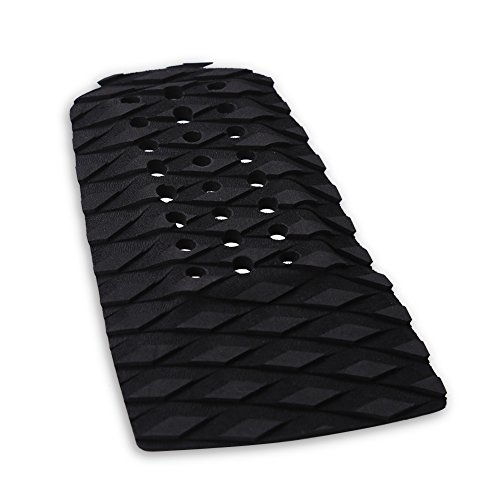 Dwawoo Plataforma de Surf, Antideslizante Cubierta de Tabla de Surf Agarre Skimboard Traction Pad Accesorios de Surf(Negro)