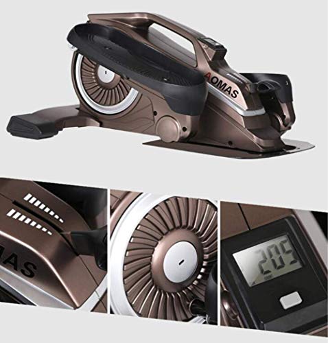 DX Zapatillas de Deporte de Pedal ovales Mini Paso a Paso ovaladas de Escritorio Debajo de la Mesa, diseño único, máquina de Caminar Espacial de Ejercicio silencioso, marrón DX Zapatillas de Deporte de Pedal ovales Mini Paso a Paso ovaladas de Escritorio Debajo de la Mesa, diseño único, máquina de Caminar Espacial de Ejercicio silencioso, marrón