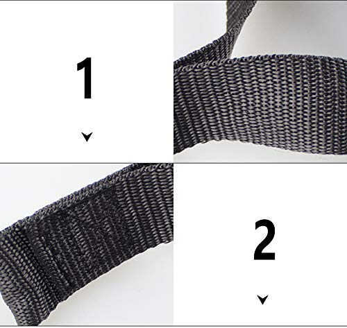 DXIA 4Pcs Resistencia Banda Negra para Cables, Accesorios para Máquinas, con Núcleo de ABS, Correas de Nylon Fuerte y Anillo O de Acero Sin Costura, para Fuerza y Entrenamiento Físico DXIA 4Pcs Resistencia Banda Negra para Cables, Accesorios para Máquinas, con Núcleo de ABS, Correas de Nylon Fuerte y Anillo O de Acero Sin Costura, para Fuerza y Entrenamiento Físico