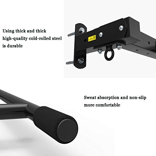 DXIUMZHP Cinta de Correr Rueda de Andar Barra De Dominadas De Pared, Barra De Elevación Casera De La Aptitud, Mute Levanta El Soporte De Pared, Diseño De Anillo Colgante, Puede Soportar 200 Kg