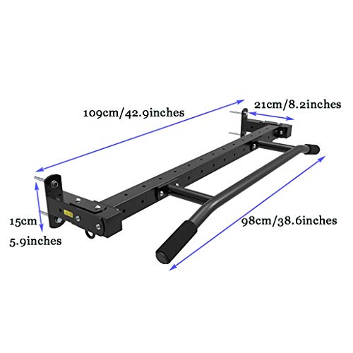 DXIUMZHP Cinta de Correr Rueda de Andar Barra De Dominadas De Pared, Barra De Elevación Casera De La Aptitud, Mute Levanta El Soporte De Pared, Diseño De Anillo Colgante, Puede Soportar 200 Kg