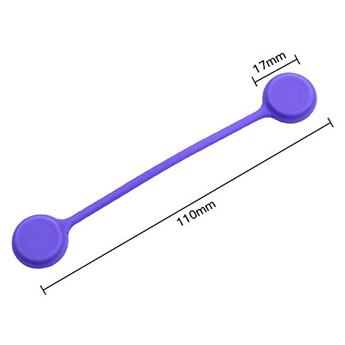 DXLing 10 Piezas Clips de Cable Magnetico de Silicona Multifuncionales Clips Magnéticos para Cable de Auriculares Clips Magnetico Organizadores de Cables lazos Reutilizables para Auriculares