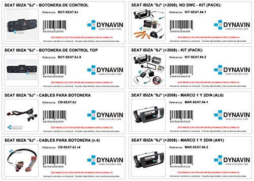 Dynavin Negro Seat Ibiza 6J 2008-2016 Marco 1DIN Universal INSTALACION Car Audio PIONNER, Alpine, Kenwood, Sony. (Negro) Dynavin Negro Seat Ibiza 6J 2008-2016 Marco 1DIN Universal INSTALACION Car Audio PIONNER, Alpine, Kenwood, Sony. (Negro)