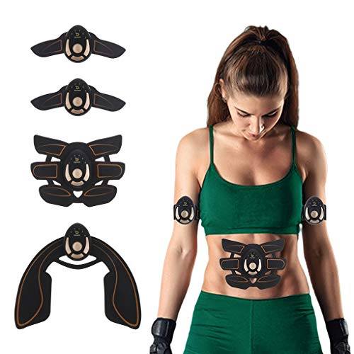 DYNWAVE Electroestimulador Muscular, EMS Estimulador Muscular Abdominales, para Abdomen/Cintura/Pierna/Brazo/Gluteos