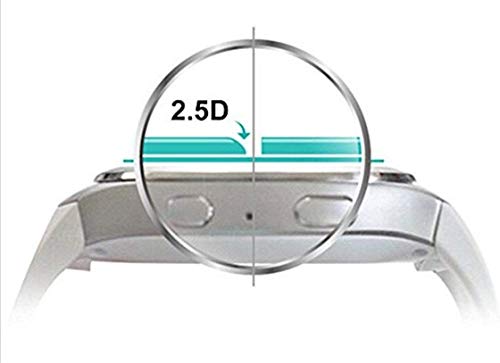 E-Hamii [2-Paquetes Compatible con Suunto 3 Fitness Vidrio Templado,2.5D Doble Defensa[Resistente a Rayones,Alta Definición,Sin Burbujas] 9H Film Protector de Pantalla para Suunto 3 Fitness