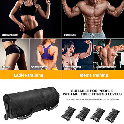 E-More Sacos de Arena Entrenamiento Pesado Sacos de Arena Ejercicio Sacos de Arena Bolsas con Pesas para Gimnasio en Casa Y Entrenamiento Cruzado E-More Sacos de Arena Entrenamiento Pesado Sacos de Arena Ejercicio Sacos de Arena Bolsas con Pesas para Gimnasio en Casa Y Entrenamiento Cruzado