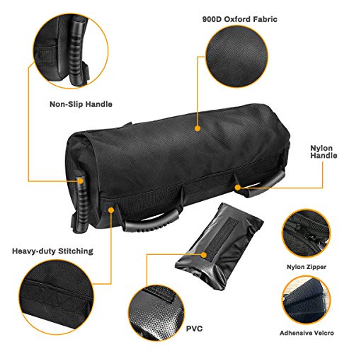 E-More Sacos de Arena Entrenamiento Pesado Sacos de Arena Ejercicio Sacos de Arena Bolsas con Pesas para Gimnasio en Casa Y Entrenamiento Cruzado