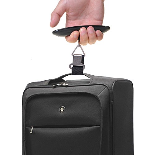 E-PRANCE Balanza Ergonómica LCD Báscula/Báscula Pesca Digital 50g/50Kg 0.1lb/110lb para Maletas Equipaje de Viaje Báscula Negra E-PRANCE Balanza Ergonómica LCD Báscula/Báscula Pesca Digital 50g/50Kg 0.1lb/110lb para Maletas Equipaje de Viaje Báscula Negra