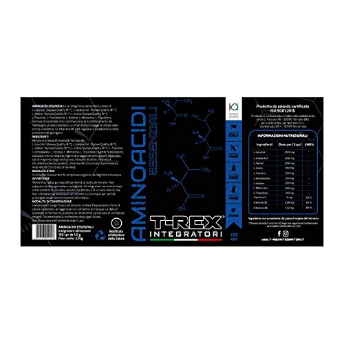 EAA Aminoácidos esenciales KYOWA QUALITY – 150 comprimidos de 1,5g con un mix de vitaminas B1, B6 y E. Suplemento indispensable para los deportistas. EAA Aminoácidos esenciales KYOWA QUALITY – 150 comprimidos de 1,5g con un mix de vitaminas B1, B6 y E. Suplemento indispensable para los deportistas.