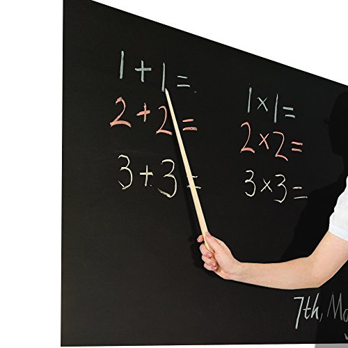 Eachgoo Negra Papel Pizarra Adhesivo, Vinilo Pizarra Cocina para Escribir y Borrar (Incluye 5 tizas),44.5X 210 cm Eachgoo Negra Papel Pizarra Adhesivo, Vinilo Pizarra Cocina para Escribir y Borrar (Incluye 5 tizas),44.5X 210 cm