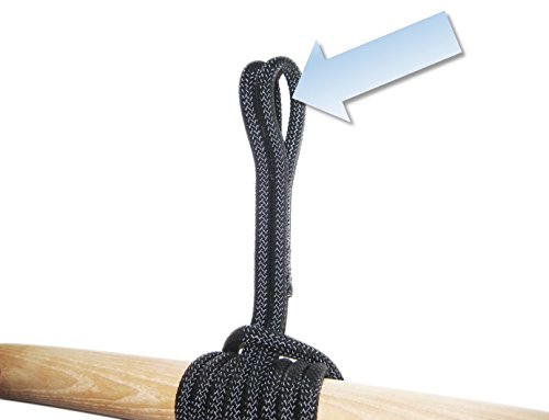 eaglefit Barra de Barbilla, Madera, 60 cm, con Cuerda eaglefit Barra de Barbilla, Madera, 60 cm, con Cuerda
