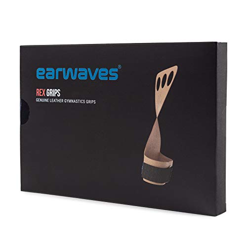 Earwaves ® Rex Grips - Calleras Crossfit Cuero para Hombre y Mujer. Guantes para Calistenia, Halterofilia, Dominadas, Pull ups, Kettlebells, Gymnastics, etc.