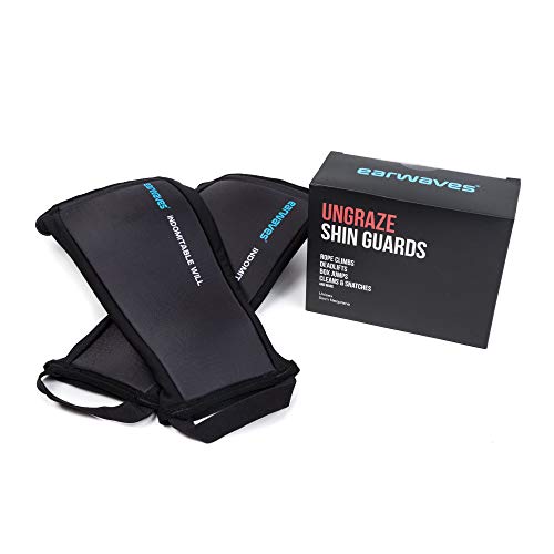 Earwaves ® Ungraze Shin Guards - Par de espinilleras de Neopreno de 5mm para Halterofilia, Box Jumps, Rope Climbs, Powerlifting, Cleans, Snatches. Earwaves ® Ungraze Shin Guards - Par de espinilleras de Neopreno de 5mm para Halterofilia, Box Jumps, Rope Climbs, Powerlifting, Cleans, Snatches.