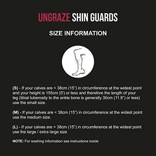 Earwaves ® Ungraze Shin Guards - Par de espinilleras de Neopreno de 5mm para Halterofilia, Box Jumps, Rope Climbs, Powerlifting, Cleans, Snatches.