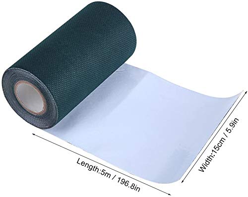 Eastbuy Klebeband Kunstrasen Naht Selbstklebend - synthetischer Rasen für Gras Turf Rasen Teppich Garten 5M x 15CM