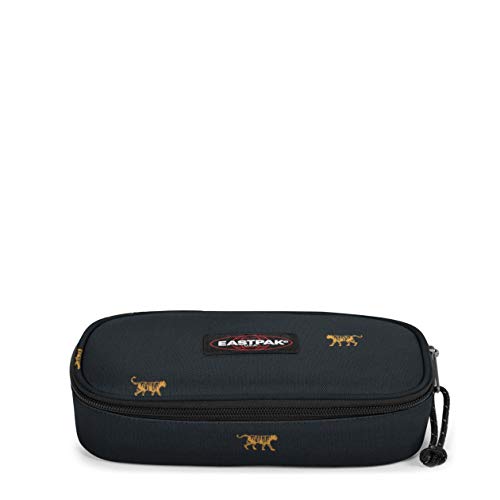 EASTPAK OVAL SINGLE Estuche, 5 cm, Mini Tiger (Negro)