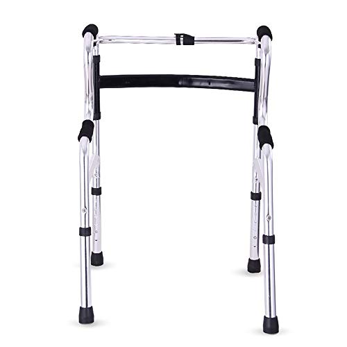 Easty Caminante de viaje para adultos, ajustable en altura, ligero y plegable, para personas mayores, con muletas, estable, ancianos, instrumentos médicos, andador, obeso, plegable, ligero, con cuatro Easty Caminante de viaje para adultos, ajustable en altura, ligero y plegable, para personas mayores, con muletas, estable, ancianos, instrumentos médicos, andador, obeso, plegable, ligero, con cuatro