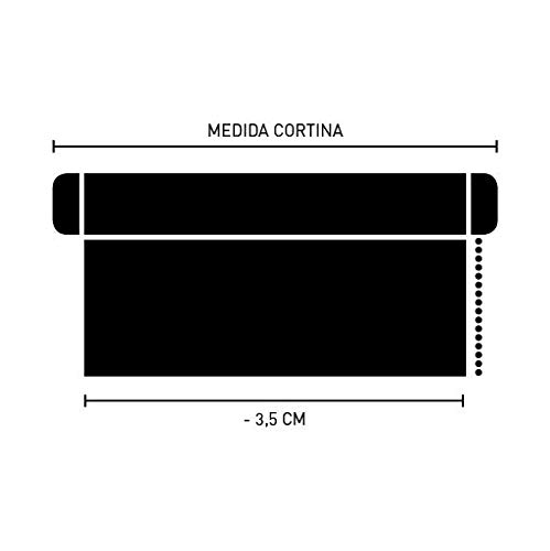 Easydeco - Estor Enrollable Daylight Translúcido (Gris, 180_x_250_cm) Easydeco - Estor Enrollable Daylight Translúcido (Gris, 180_x_250_cm)
