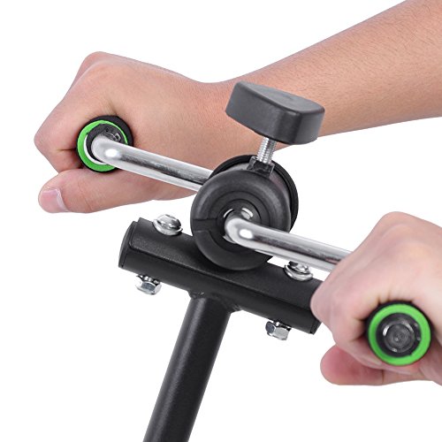 EBTOOLS Entrenador de Pies y Manos Bicicleta de Ejercicios Ajustable Equipo para Ejercitar la Pierna Brazo Cuerpo Bicicleta de Rehabilitacion