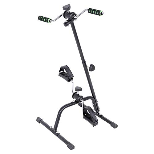 EBTOOLS Entrenador de Pies y Manos Bicicleta de Ejercicios Ajustable Equipo para Ejercitar la Pierna Brazo Cuerpo Bicicleta de Rehabilitacion