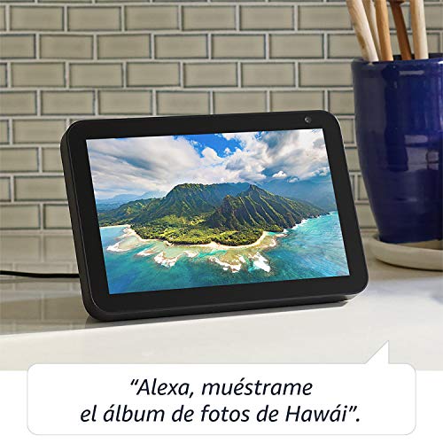 Echo Show 8, reacondicionado certificado, tela de color antracita - Una pantalla inteligente HD de 8 pulgadas con Alexa Echo Show 8, reacondicionado certificado, tela de color antracita - Una pantalla inteligente HD de 8 pulgadas con Alexa