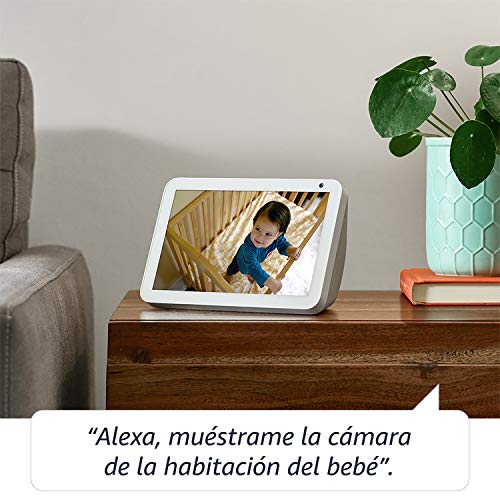 Echo Show 8, reacondicionado certificado, tela de color antracita - Una pantalla inteligente HD de 8 pulgadas con Alexa