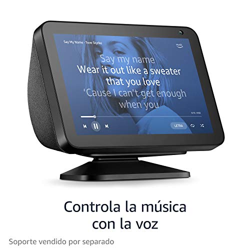 Echo Show 8, reacondicionado certificado, tela de color antracita - Una pantalla inteligente HD de 8 pulgadas con Alexa