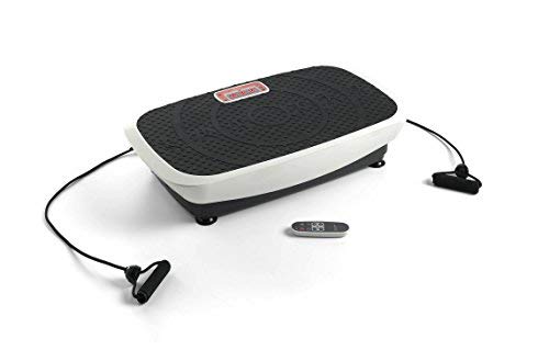 ECODE Plataforma Vibratoria Oscilante Body Plate 3000, Máquina De Ejercicio con 50 Niveles Y Bandas Elásticas, Mando Remoto ECODE Plataforma Vibratoria Oscilante Body Plate 3000, Máquina De Ejercicio con 50 Niveles Y Bandas Elásticas, Mando Remoto