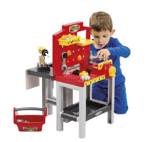 Ecoiffier 2350 - Juego de Banco Modular + Herramientas para niños Mecanics - Juego de Bricolaje - 32 Piezas - A Partir de 18 Meses - Fabricado en Francia Ecoiffier 2350 - Juego de Banco Modular + Herramientas para niños Mecanics - Juego de Bricolaje - 32 Piezas - A Partir de 18 Meses - Fabricado en Francia