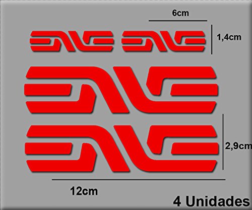 Ecoshirt AG-XPIX-910G Pegatinas Enve R39 Vinilo Adesivi Decal Aufkleber Клей MTB Stickers Bike, Rojo Ecoshirt AG-XPIX-910G Pegatinas Enve R39 Vinilo Adesivi Decal Aufkleber Клей MTB Stickers Bike, Rojo
