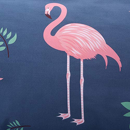 ED-Lumos Juego de Ropa de Cama 4Piezas para Cama 105cm Funda nórdica 180x220cm Sábana encimera 230x230cm Funda de Almohada 48x74cm Poliéster Modelo Flamenco Color Azul Oscuro ED-Lumos Juego de Ropa de Cama 4Piezas para Cama 105cm Funda nórdica 180x220cm Sábana encimera 230x230cm Funda de Almohada 48x74cm Poliéster Modelo Flamenco Color Azul Oscuro