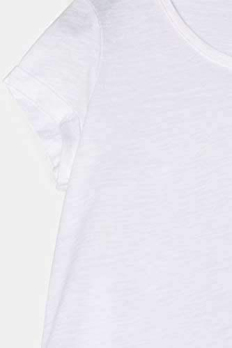 edc by Esprit 999cc1k802 Camisa Manga Larga, Blanco (White 100), Medium para Mujer