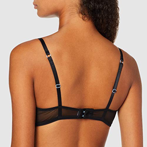 edc by Esprit Sidny Sexy Sujetador con Push-up, Negro (Black 001), 90B (Talla del Fabricante: 75 B) para Mujer