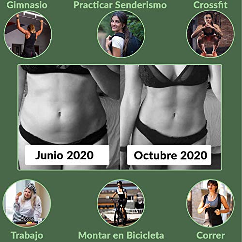 EDM - Chaleco Faja Quema Grasa Mujer con Cuerda Saltar - Faja Reductora Mujer Adelgazante - Camiseta Reductora Mujer - Chaleco Quema Grasa Mujer con Cremallera - Fajas de Neopreno para Adelgazar L EDM - Chaleco Faja Quema Grasa Mujer con Cuerda Saltar - Faja Reductora Mujer Adelgazante - Camiseta Reductora Mujer - Chaleco Quema Grasa Mujer con Cremallera - Fajas de Neopreno para Adelgazar L