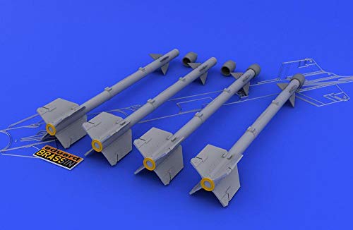 Eduard EDB648028 - Kit de misilería Sidewinder 1:48 -AIM-9B, Variado Eduard EDB648028 - Kit de misilería Sidewinder 1:48 -AIM-9B, Variado
