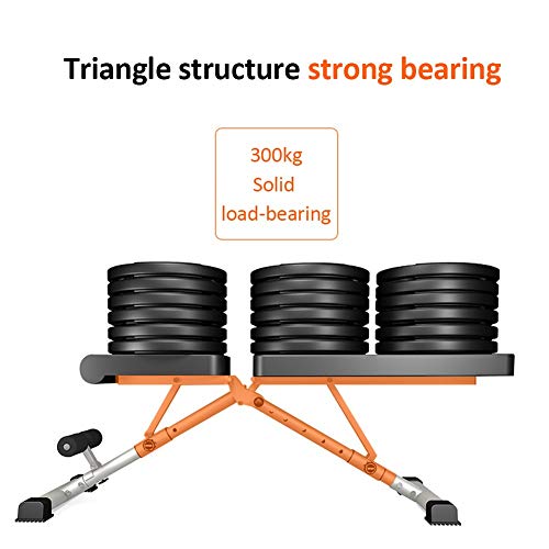 EEUK Multifuncional Banco de Pesas Ajustable,Acolchado Cómodo Respaldo Regulable,Musculacion Junta Supino Aparatos de Ejercicios Multifuncional,para Gimnasio en Casa
