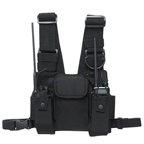 Egosy Bolsa de pecho de estilo hip hop, con bolsillos cruzados ajustables, ropa de calle funcional para hombres y mujeres Egosy Bolsa de pecho de estilo hip hop, con bolsillos cruzados ajustables, ropa de calle funcional para hombres y mujeres