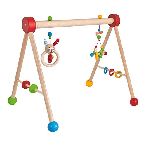 Eichhorn-Gym-100017034 Gimnasio para bebé, diseño: Conejo, con función de Juego y Agarre, 45 x 51 cm, FSC 100% Madera de Haya, Felpa, BSK, 3 m + Fabricado en Alemania, Multicolor (100017034) Eichhorn-Gym-100017034 Gimnasio para bebé, diseño: Conejo, con función de Juego y Agarre, 45 x 51 cm, FSC 100% Madera de Haya, Felpa, BSK, 3 m + Fabricado en Alemania, Multicolor (100017034)