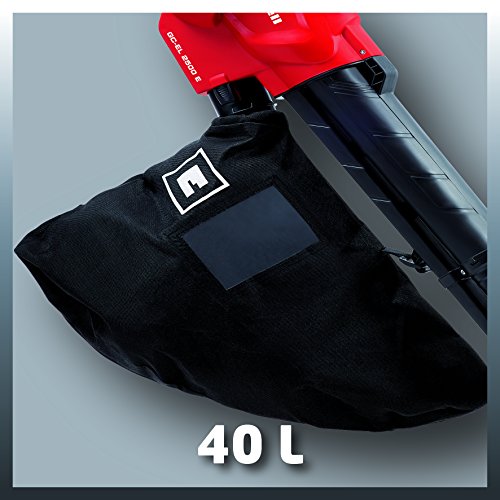 Einhell 3433300 GC-EL 2500 E - Aspirador-Soplador Eléctrico, Saco de 40L, Regulador de Velocidad, 7000 - 13500 rpm, 2500 W, 230 - 240 V Einhell 3433300 GC-EL 2500 E - Aspirador-Soplador Eléctrico, Saco de 40L, Regulador de Velocidad, 7000 - 13500 rpm, 2500 W, 230 - 240 V