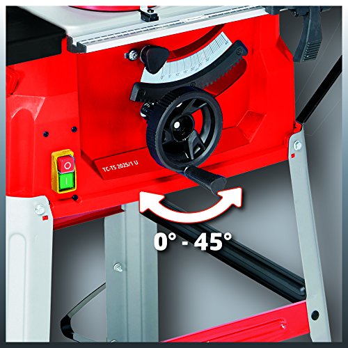 Einhell TC-TS 2025/2 U - Sierra de Mesa Circular (máx. 2000 W, ajuste de la altura/inclinación de la hoja de sierra, Ø 250 x 30 mm hoja, tope-guía angular +/- 60°, superficie de contacto iz/de) Einhell TC-TS 2025/2 U - Sierra de Mesa Circular (máx. 2000 W, ajuste de la altura/inclinación de la hoja de sierra, Ø 250 x 30 mm hoja, tope-guía angular +/- 60°, superficie de contacto iz/de)