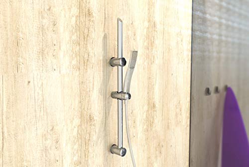 EISL DXZ-08 Signo - Barra de pared con soporte de pared (70 cm, acero inoxidable cromado) EISL DXZ-08 Signo - Barra de pared con soporte de pared (70 cm, acero inoxidable cromado)