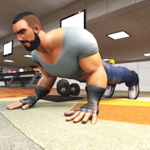 Ejercicios de gimnasia virtual: juegos de culturismo para niños.
