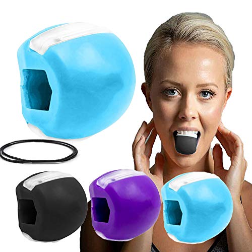 Ejercitador de mandíbula Tóner Facial Tonificador Facial Ejercitador Equipo Tonificador De Cuello Herramienta De Belleza Facial Ejercicio de la Línea de la Mandíbula (Azul) Ejercitador de mandíbula Tóner Facial Tonificador Facial Ejercitador Equipo Tonificador De Cuello Herramienta De Belleza Facial Ejercicio de la Línea de la Mandíbula (Azul)