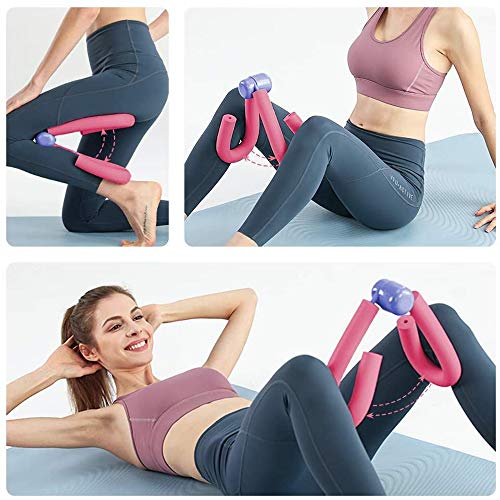 Ejercitador de Muslos,ZCEOR Entrenador de piernas Multifuncional Mujeres Clip Ejercicio Body Shaping Fitness Home Strength Trainer Bajar de Pes para Brazo/Hombro/Trasero/Muslo/Pierna