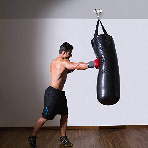 EKKONG Suspensión para ganchos para techo, acero inoxidable Gancho para columpio Gancho para colgar en boxeo Soporte, Capacidad de carga de hasta 400 kg (Profesional) EKKONG Suspensión para ganchos para techo, acero inoxidable Gancho para columpio Gancho para colgar en boxeo Soporte, Capacidad de carga de hasta 400 kg (Profesional)